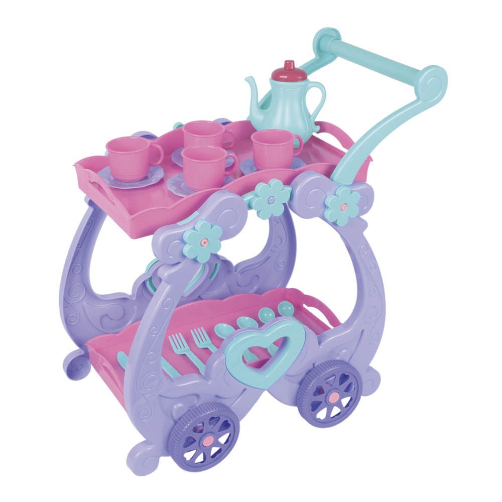 Set de Té con Carrito Magic World 18 piezas