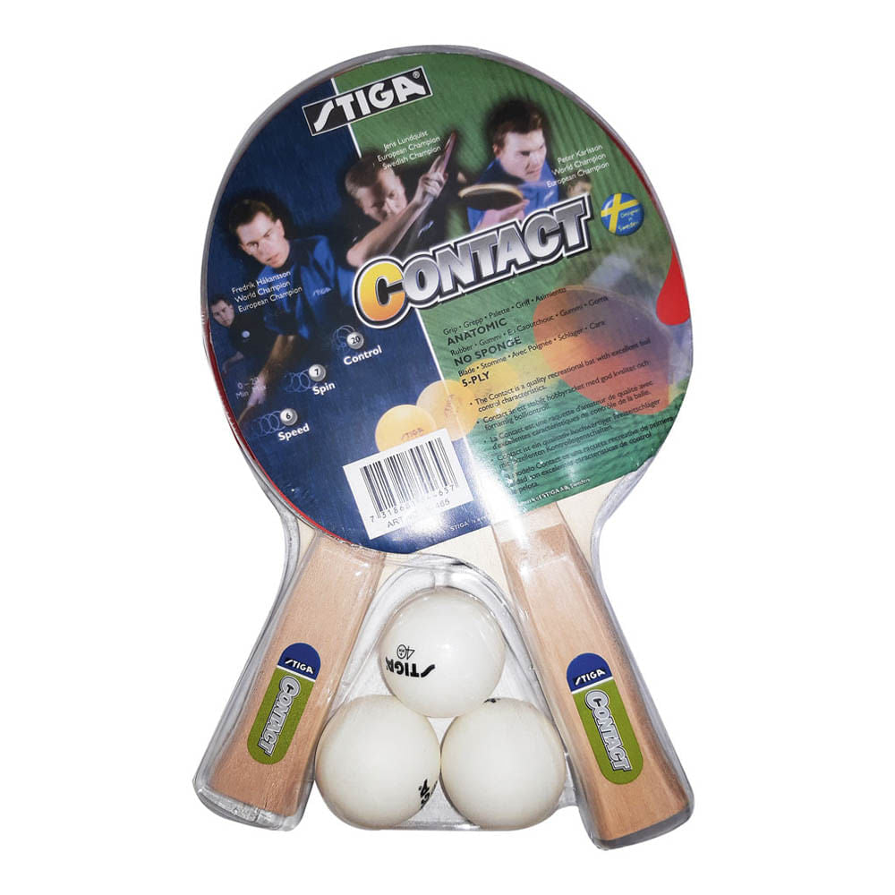 Set de Raquetas Para Ping Pong con 3 Bolas Stiga