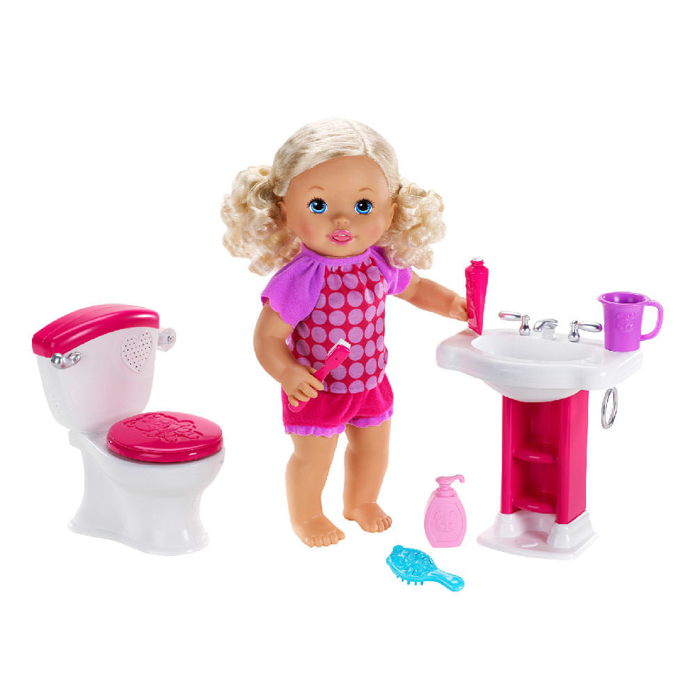 Muñeca Little Mommy Hora De Ir Al Baño
