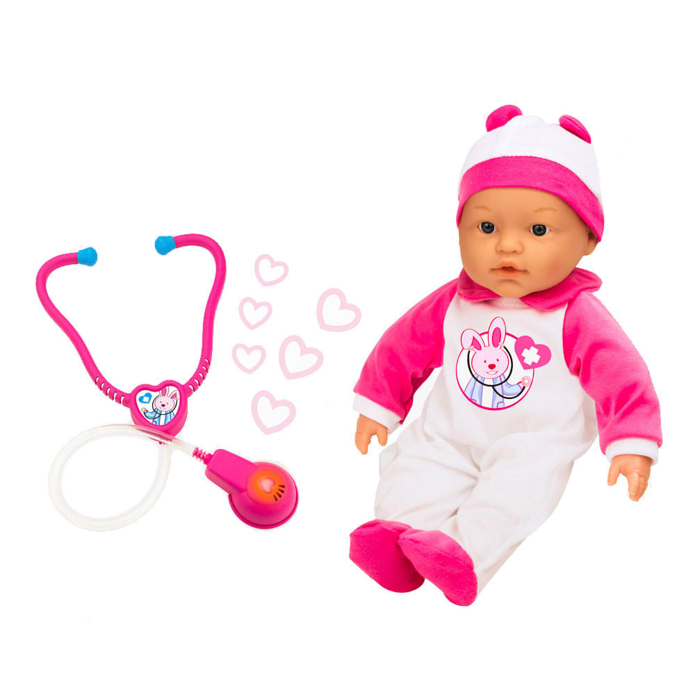 Muñeca Bebé My Dolly Sucette Doctor Play