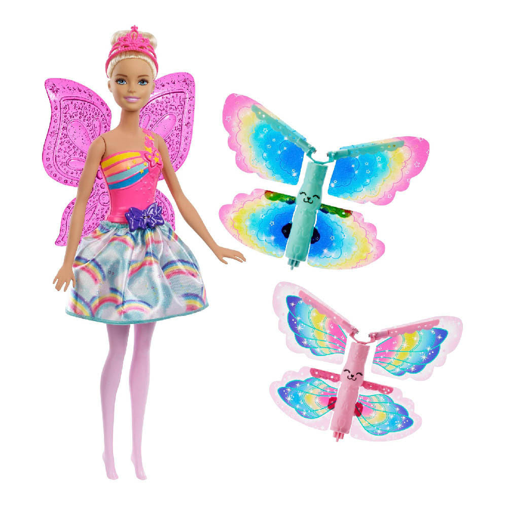 Muñeca Barbie Dreamtopia Hada Alas Mágicas