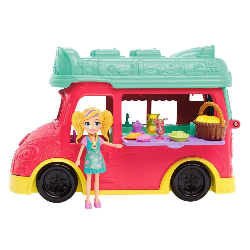 Muñeca Polly Pocket Food Truck de Licuados