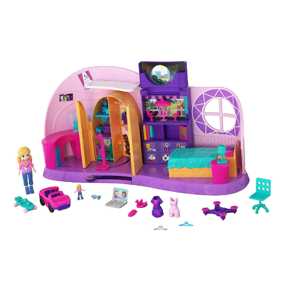 Set de Juego Polly Pocket Cuarto transformable