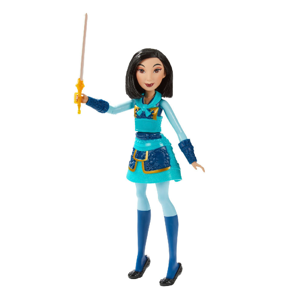 Muñeca De Mulán Disney Con Espada