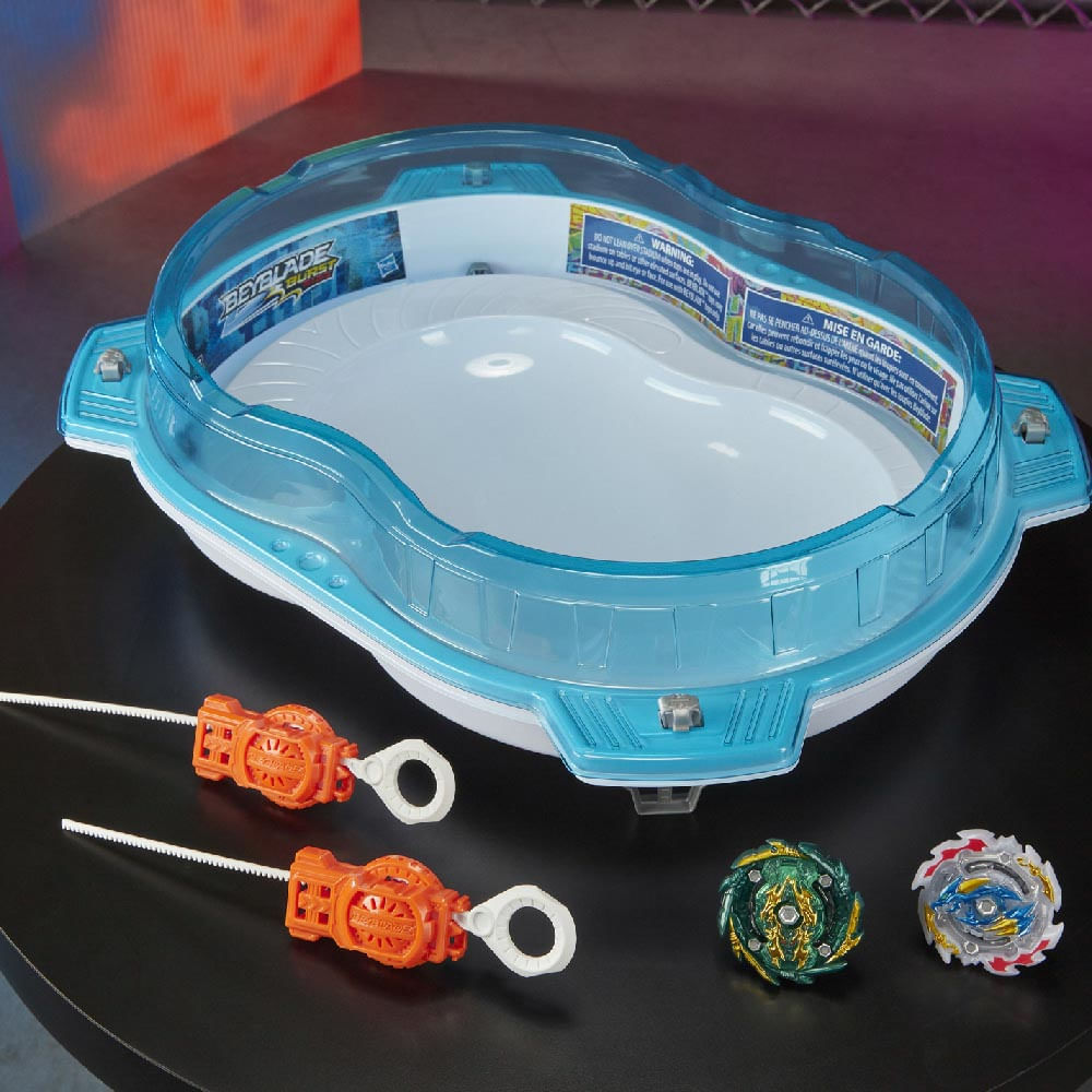 Beyblade Burst Rise Hypersphere Set Completo Con Arena Battle Set