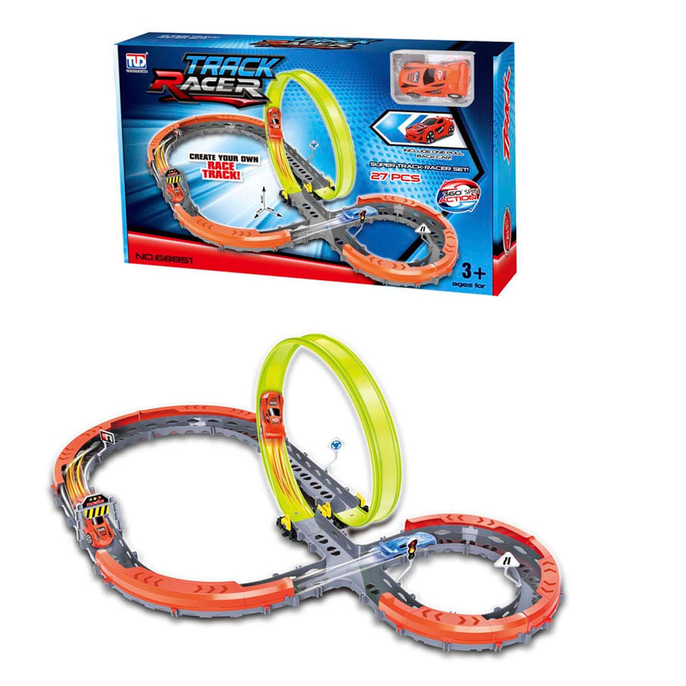 Pista 360 Spinway Track Racer 27 Piezas Tengleader