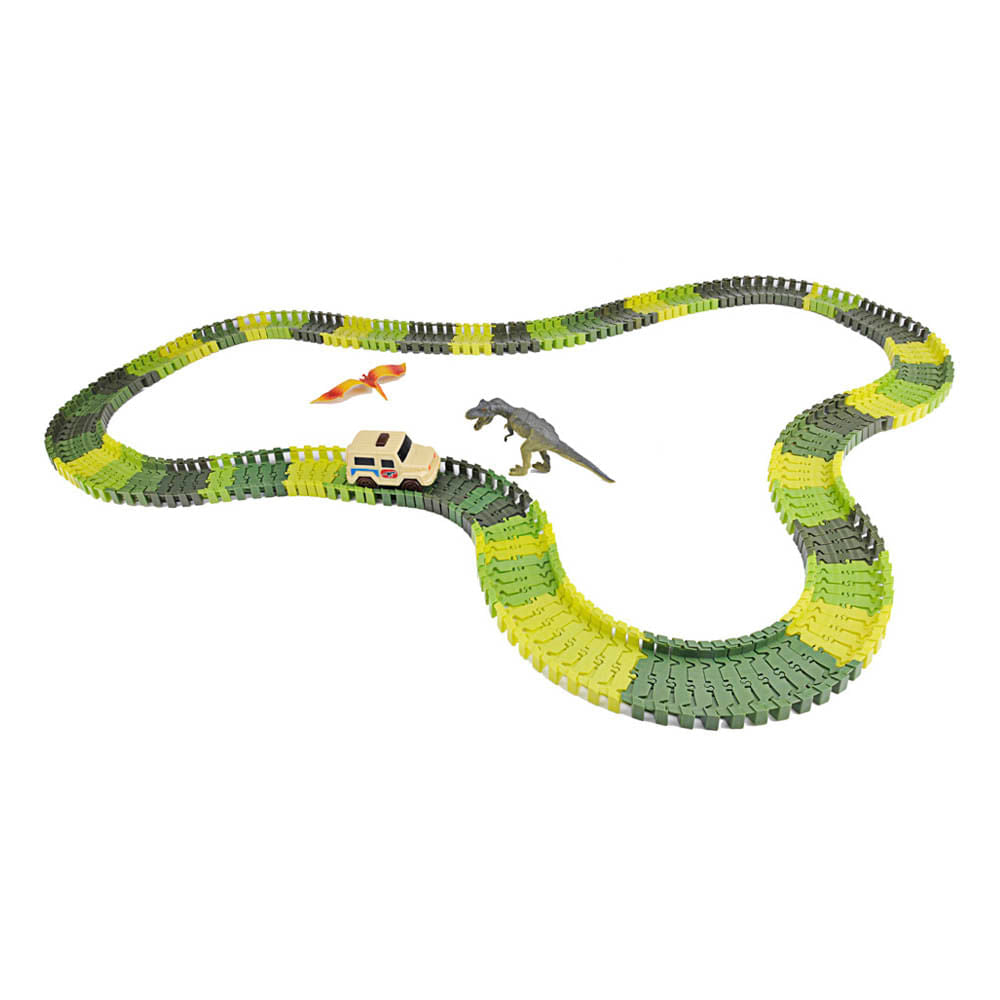 Pista Light Trax Dino 220 Piezas