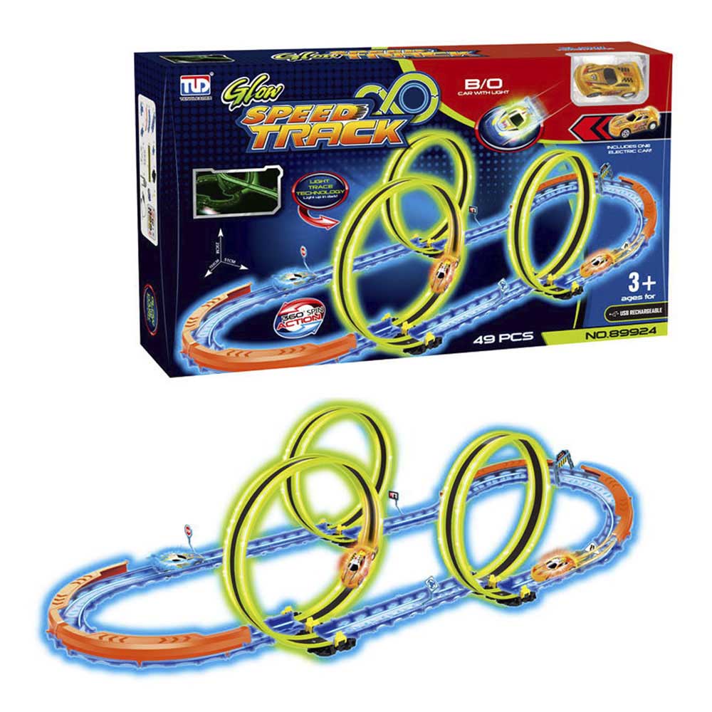 Pista 360 Spinway Track 49 Piezas Tengleader