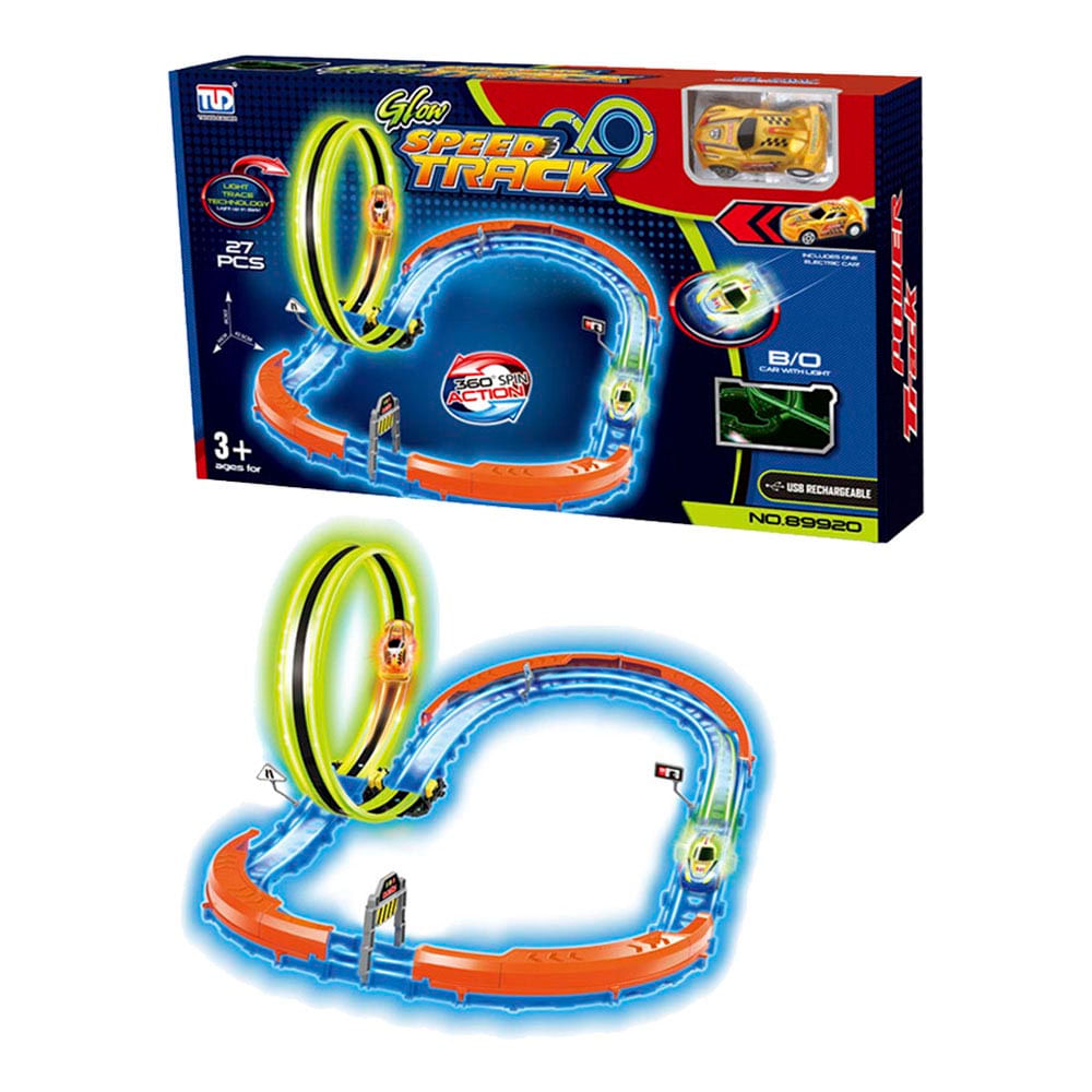 Pista 360 Spinway Track 27 Piezas Tengleader