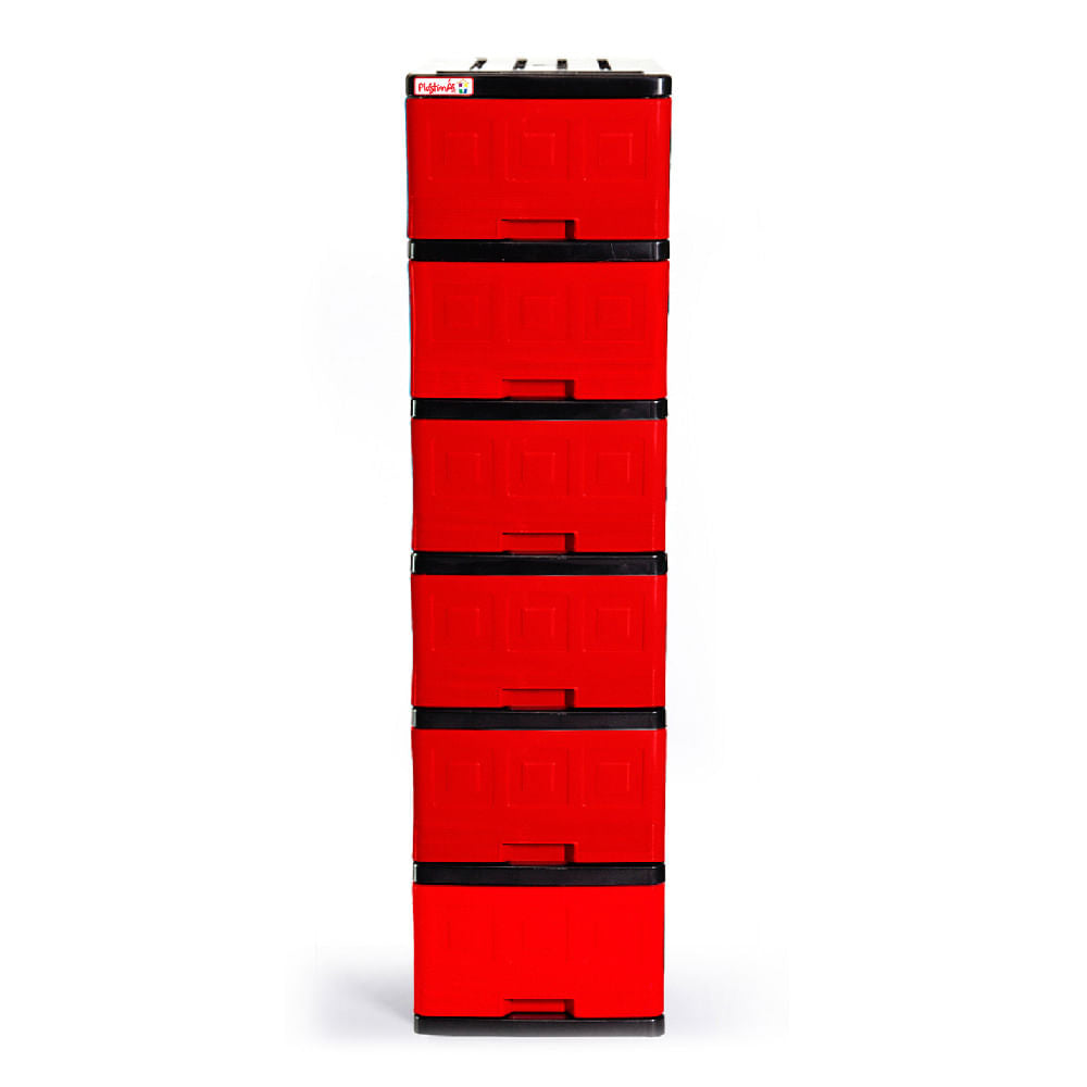 Gavetero Plastimas Rojo 6 Gavetas