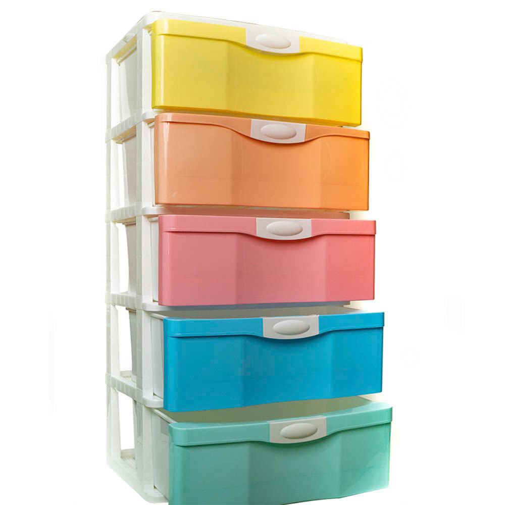 Gavetero Polinplast De 5 Niveles