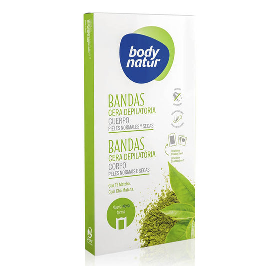 Bandas Depilatorias Body Natur Piel Normal 16 Piezas
