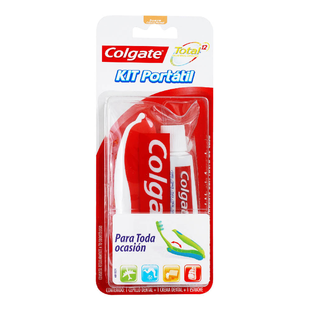 Kit Portátil Total Clean Mint Con Cepillo 22 ml