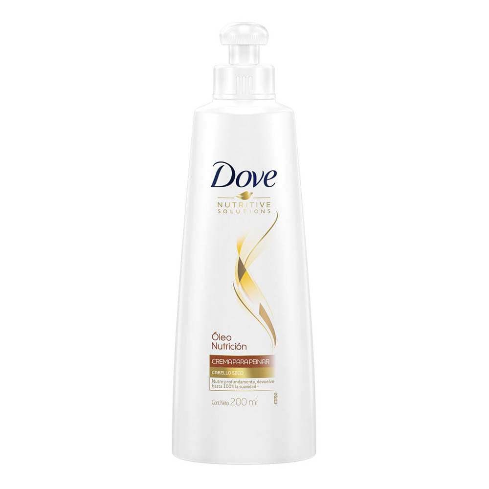Crema de Peinar Dove Óleo Nutrición 200 ml
