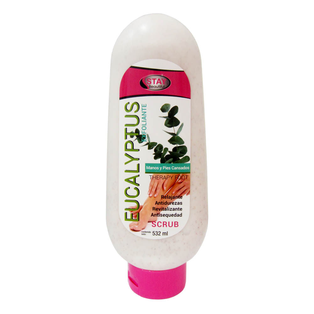 Exfoliante Para Pies Stay Beautiful Eucalipto 532 ml