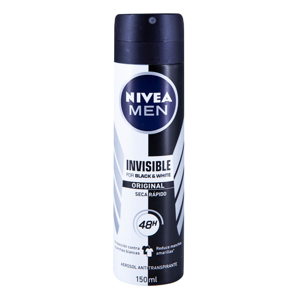 Desodorante Nivea Spray Invisible Men 150 ml