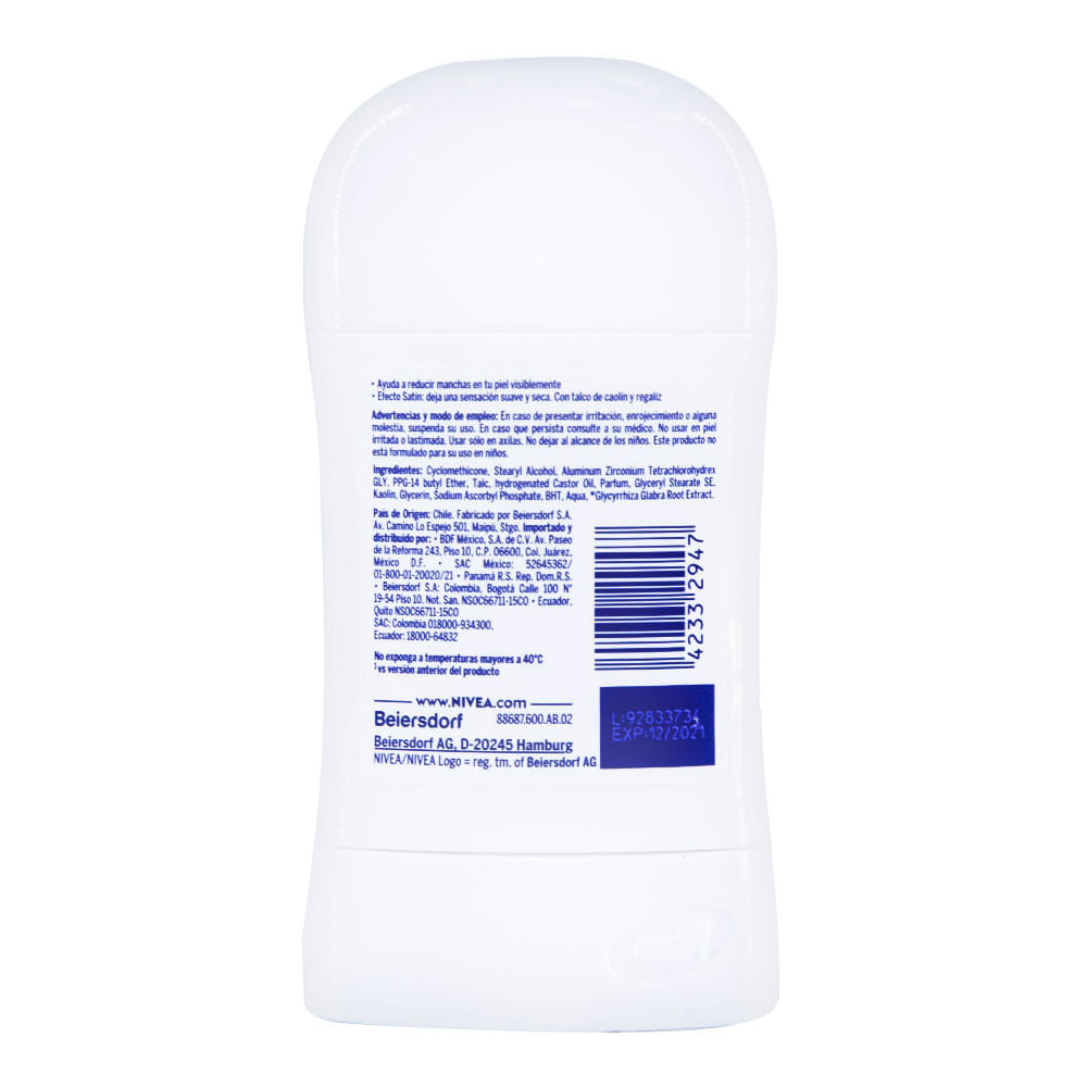 Desodorante En Barra Nivea Aclarado Natural 50 g
