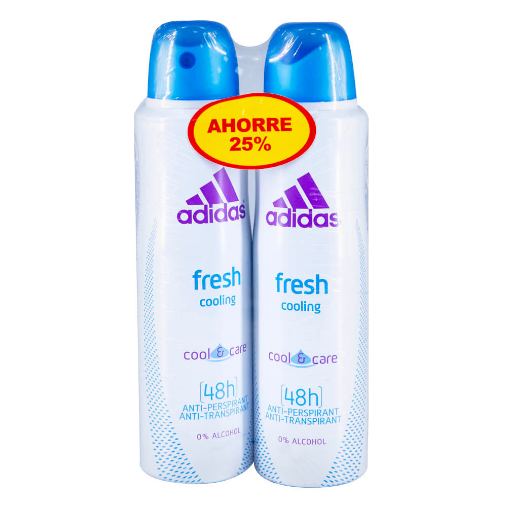 Desodorante Adidas Spray Fresh 2 Unidades