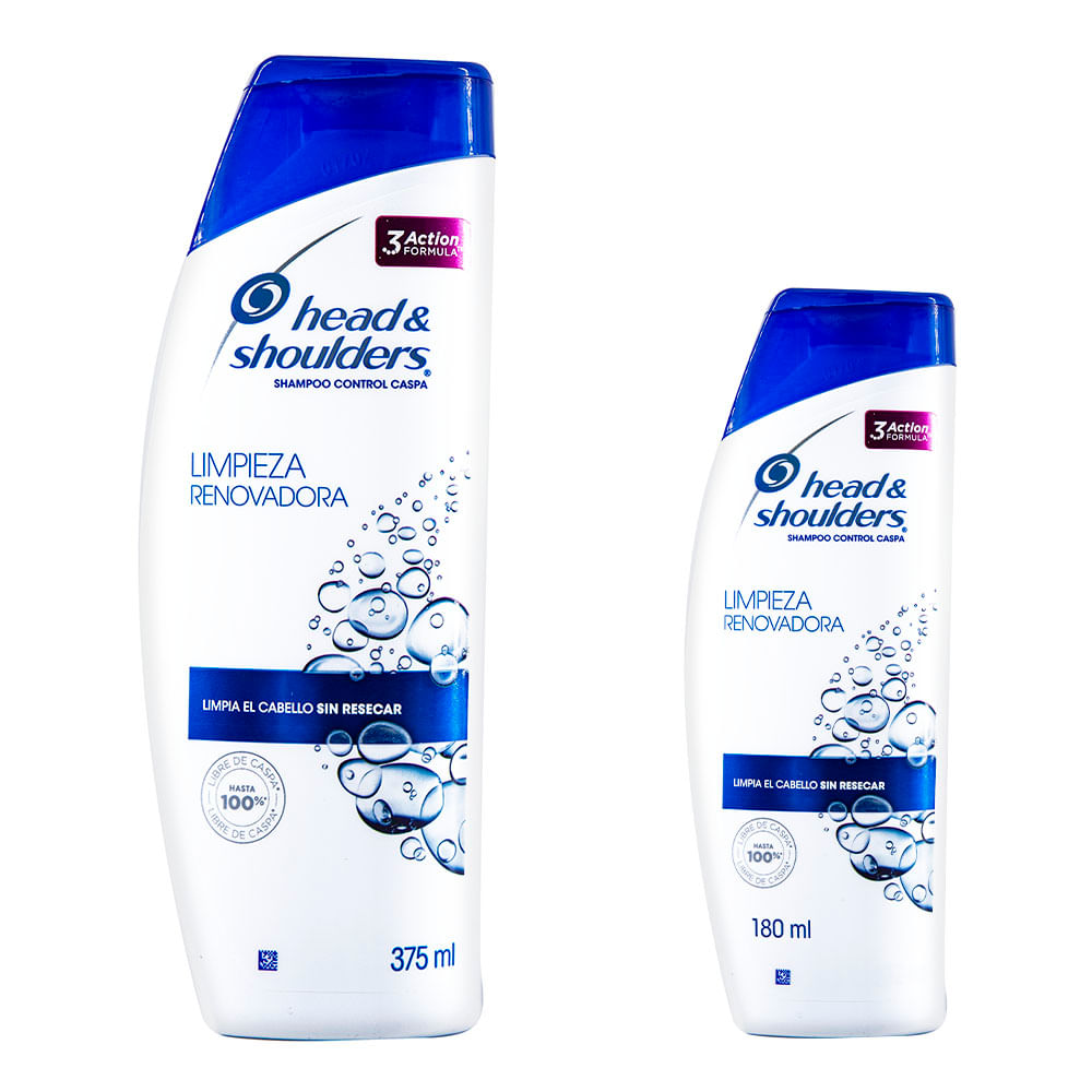 Shampoo Head & Shoulders Limpieza Renovada Promo Pack