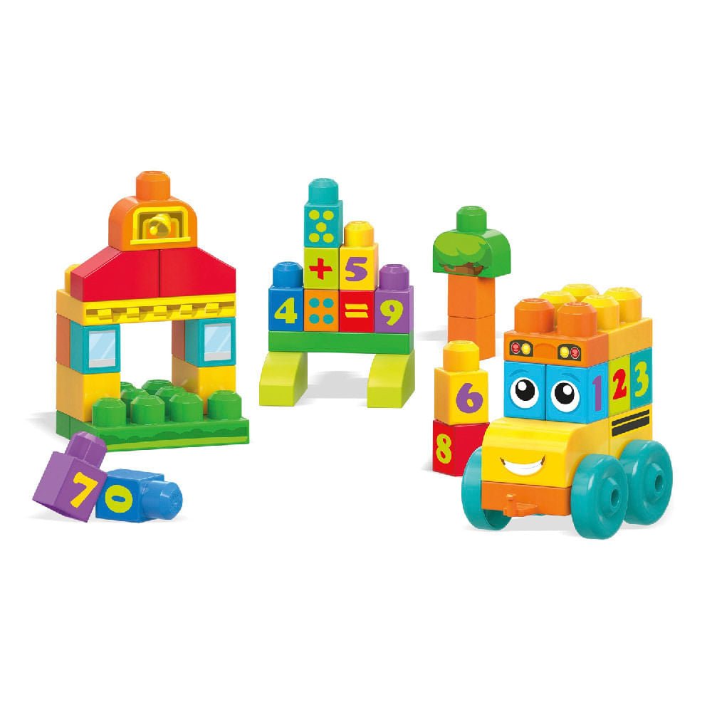 Autobús Bloques Mega Bloks 45 Piezas