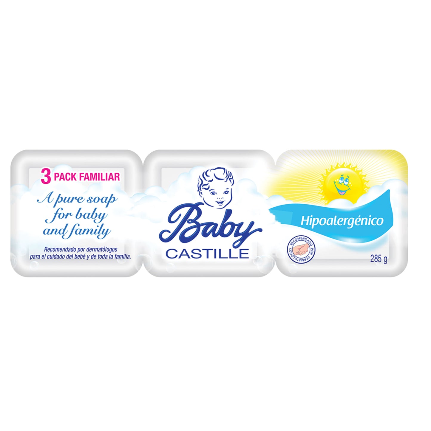 Jabón Baby Castille Original 3 Piezas