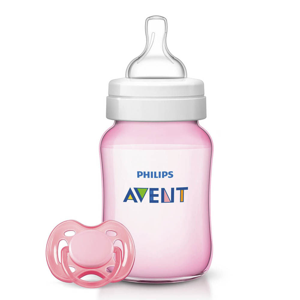 Biberón Classic Plus Avent de Plástico 9 oz de 2 Piezas
