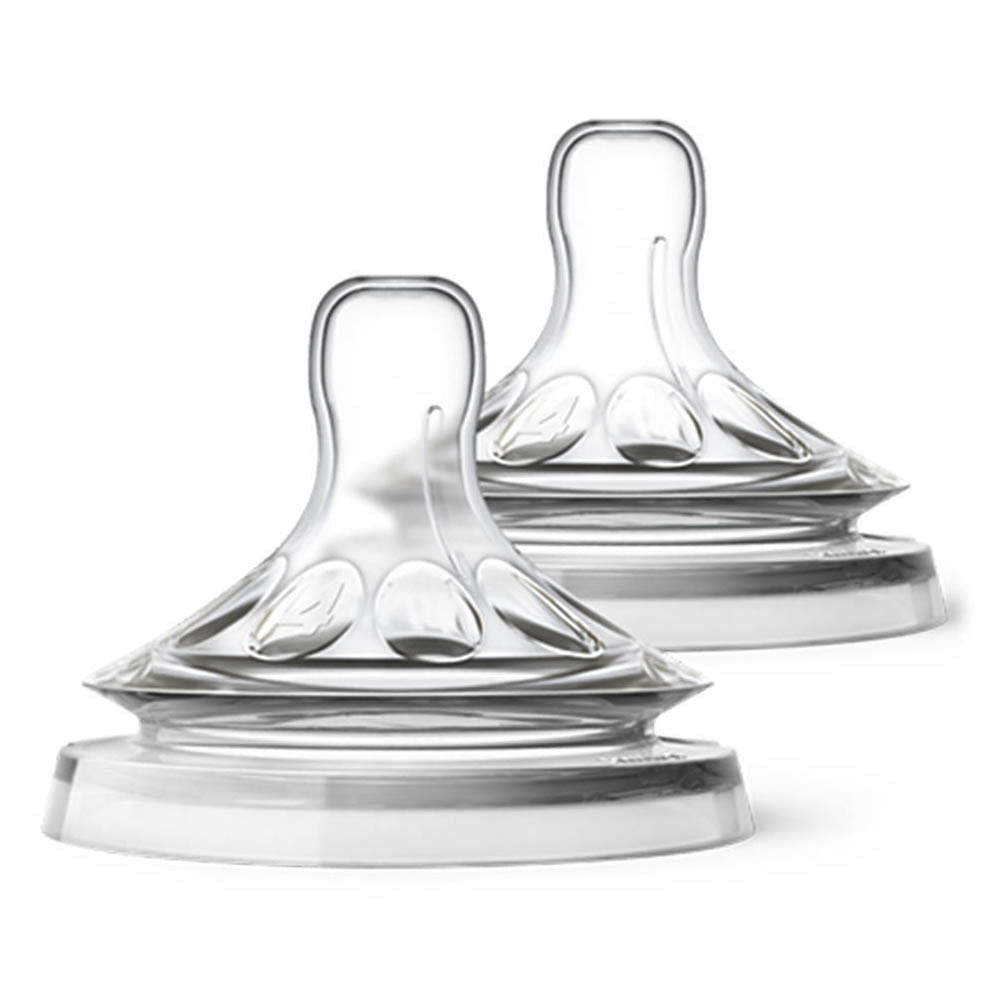 Mamones Natural Avent Flujo Rápido de 6 Meses 2 Piezas