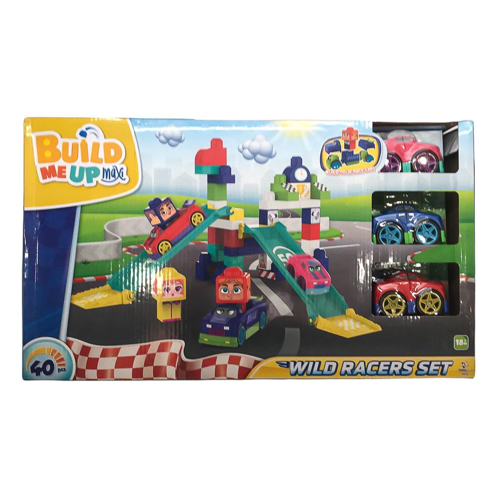 Block Build Me Up Maxi 3 City Car Set 40 Piezas