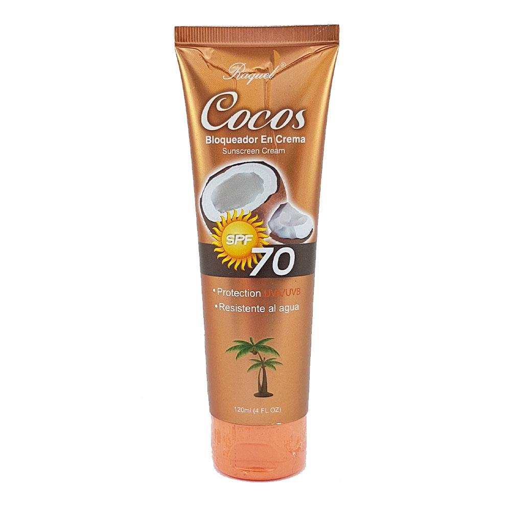 Bloqueador en Crema Raquel Coco Spf70