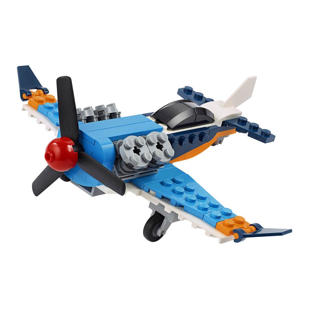 Bloques LEGO® Creator Propeller Plane 3 en 1