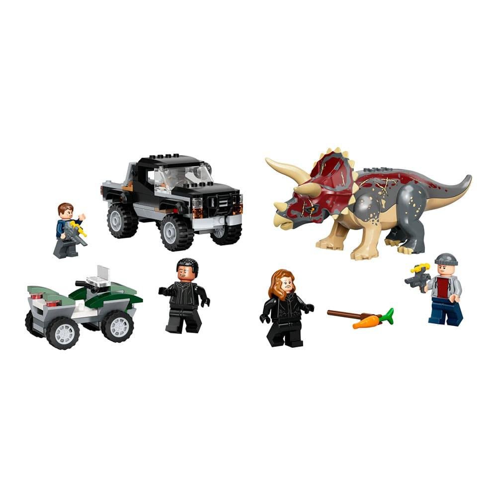Bloques Lego Emboscada de Camioneta Triceratops