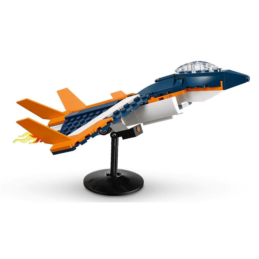 Bloques Lego Jet Supersónico 3 en 1