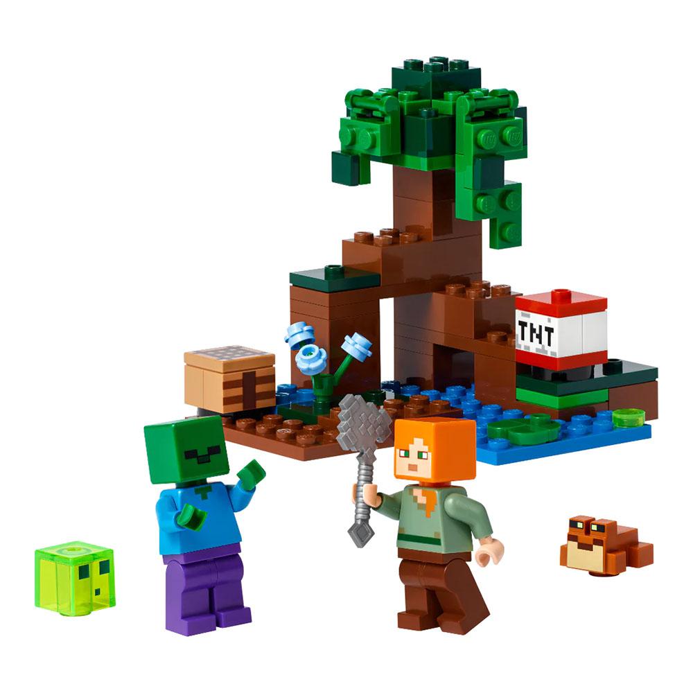 Bloques Lego Minecraft la Aventura en el Pantano