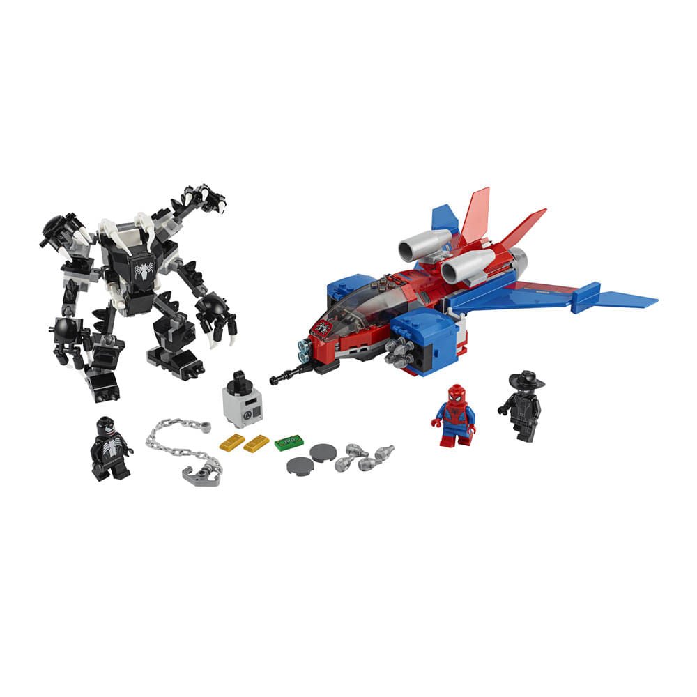 Bloques LEGO® Spiderjet vs Venom Mech