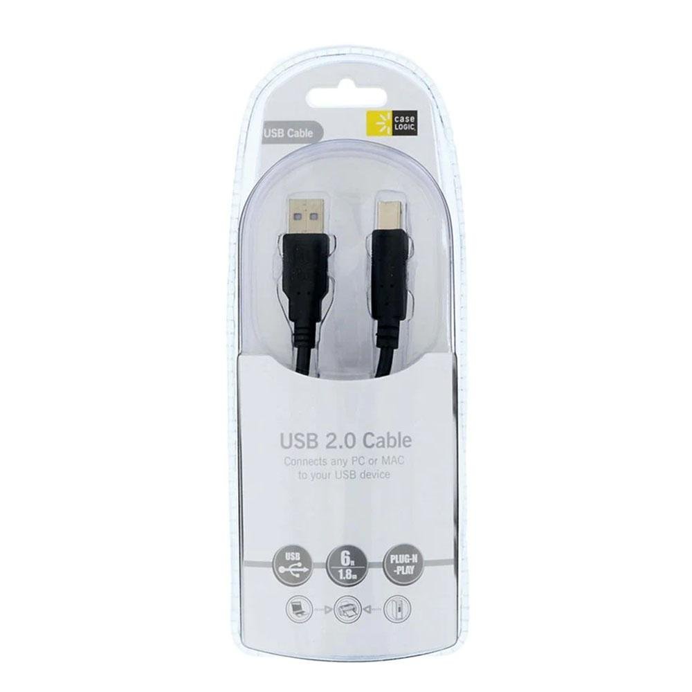 Cable Case Logic Para Impresora 6Ft
