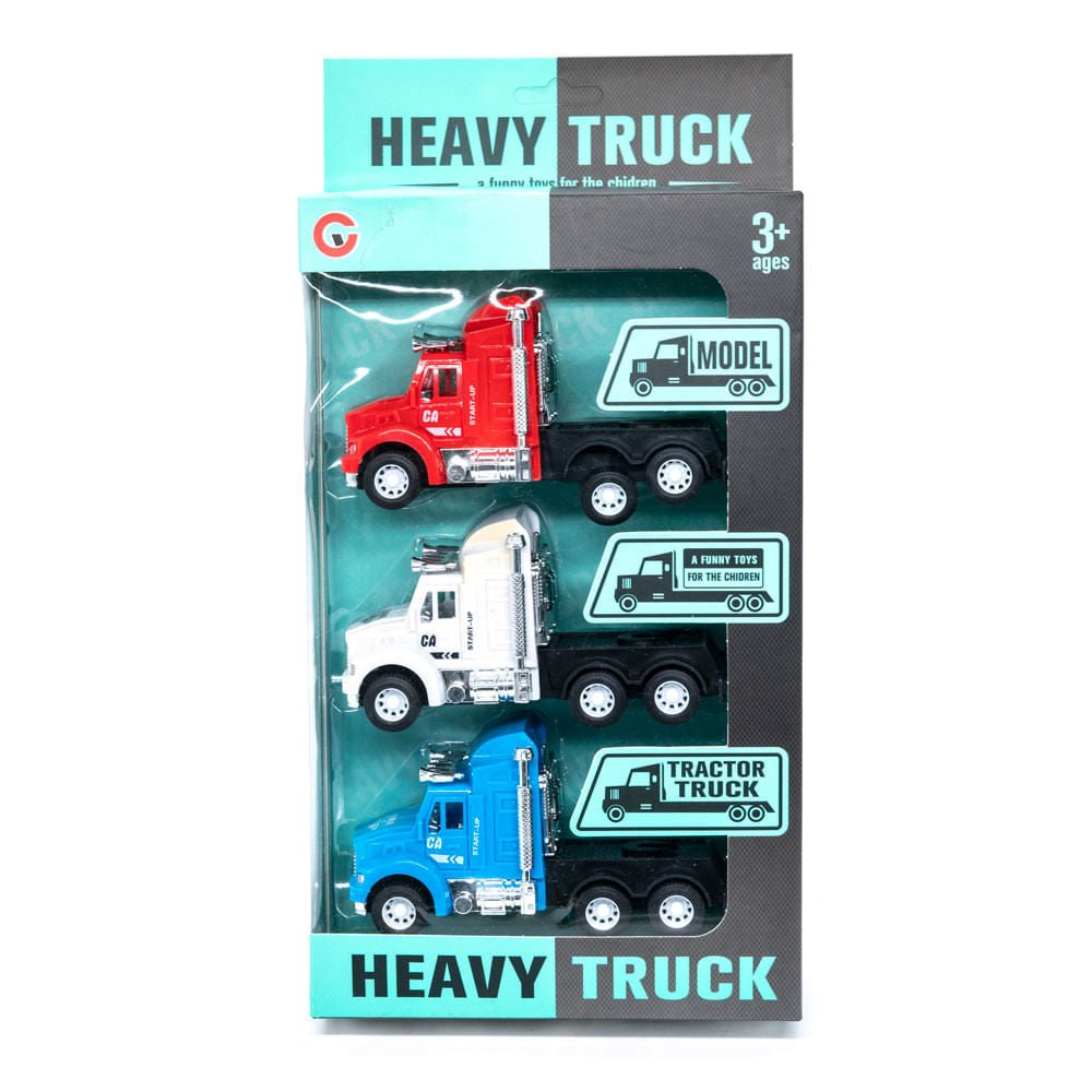Camión de Fricción Heavy Truck 3 Piezas