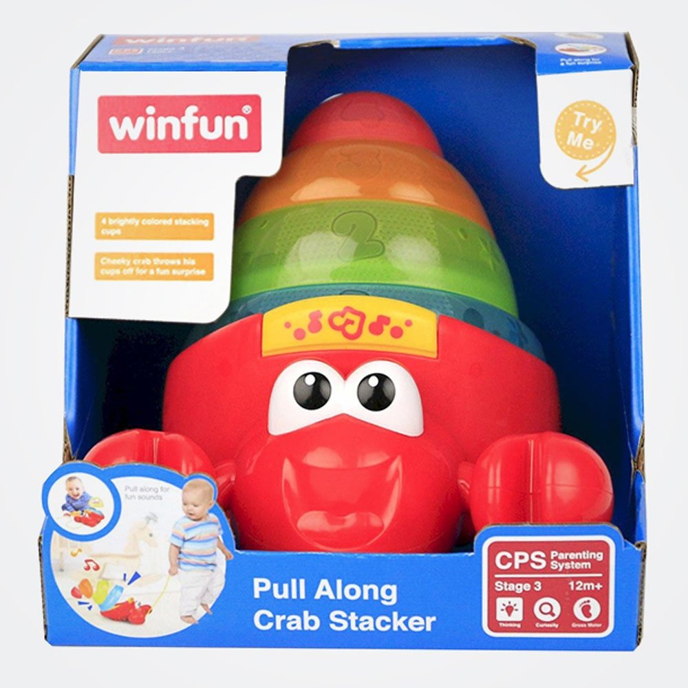 Cangrejo Apilador Pull Along Winfun