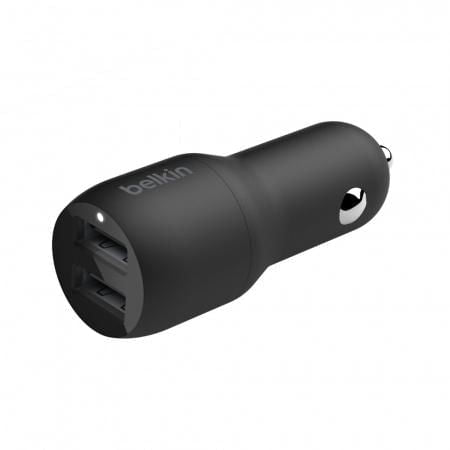 Cargador P/Carro Belkin Doble Usb-A Blk
