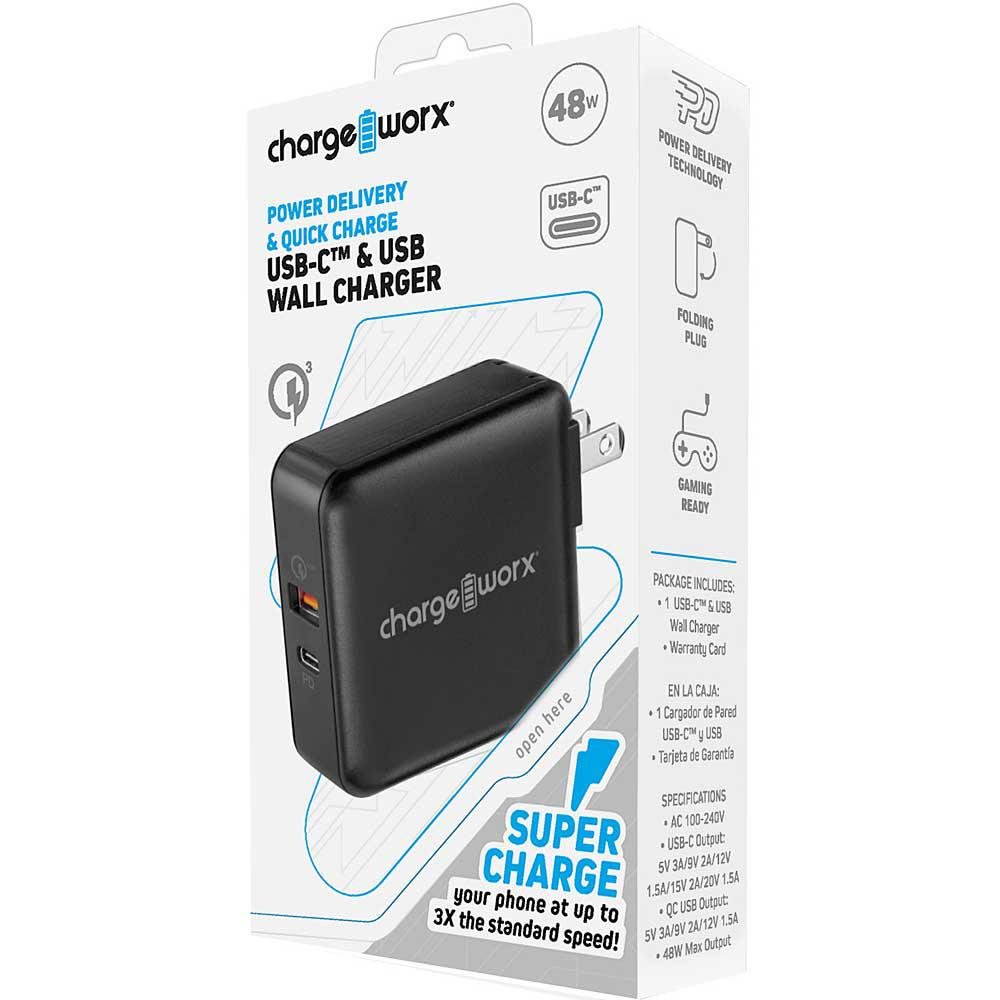 Cargador Usb Pared Black