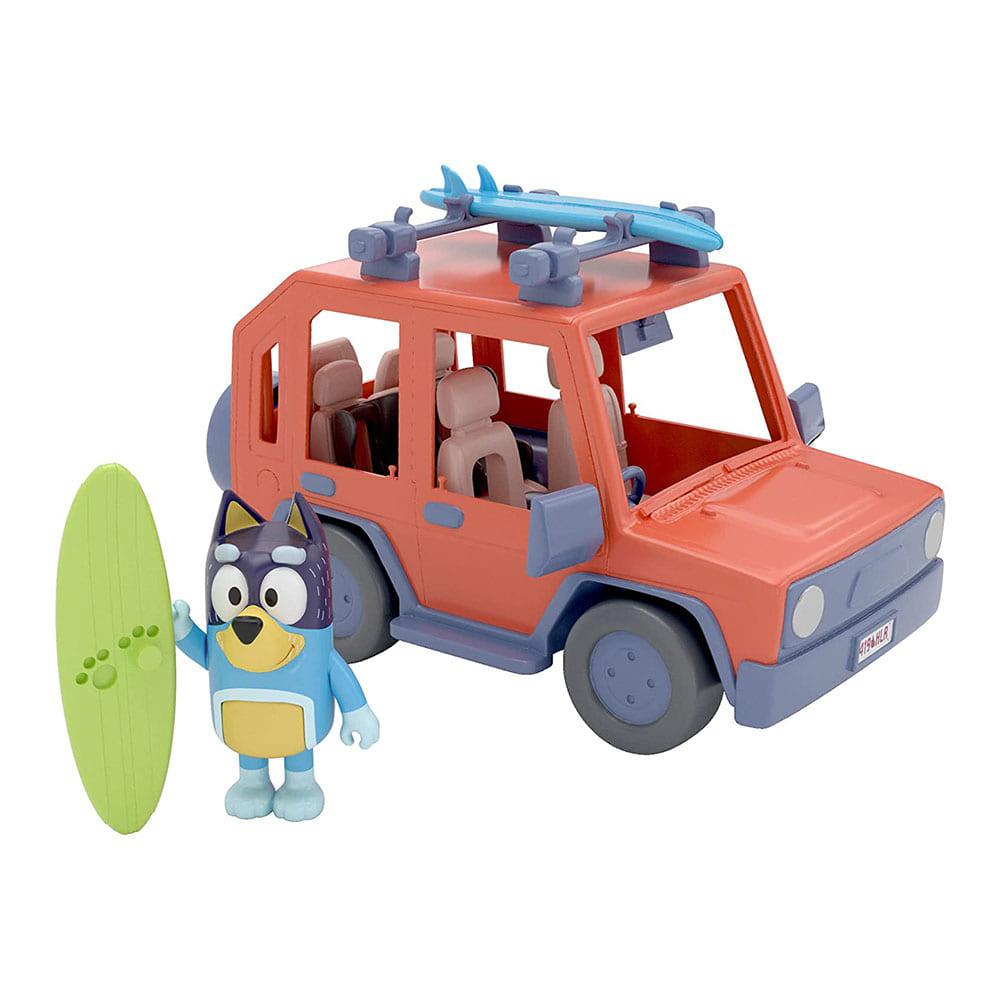 Carro Familiar Bluey Con Figura