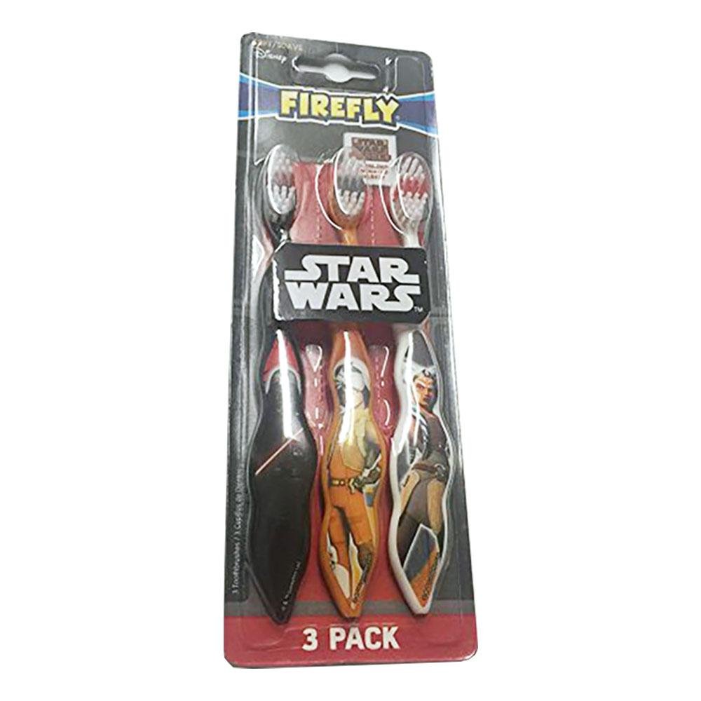 Cepillo Dental Firefly Star Wars Para Niño 3 Piezas
