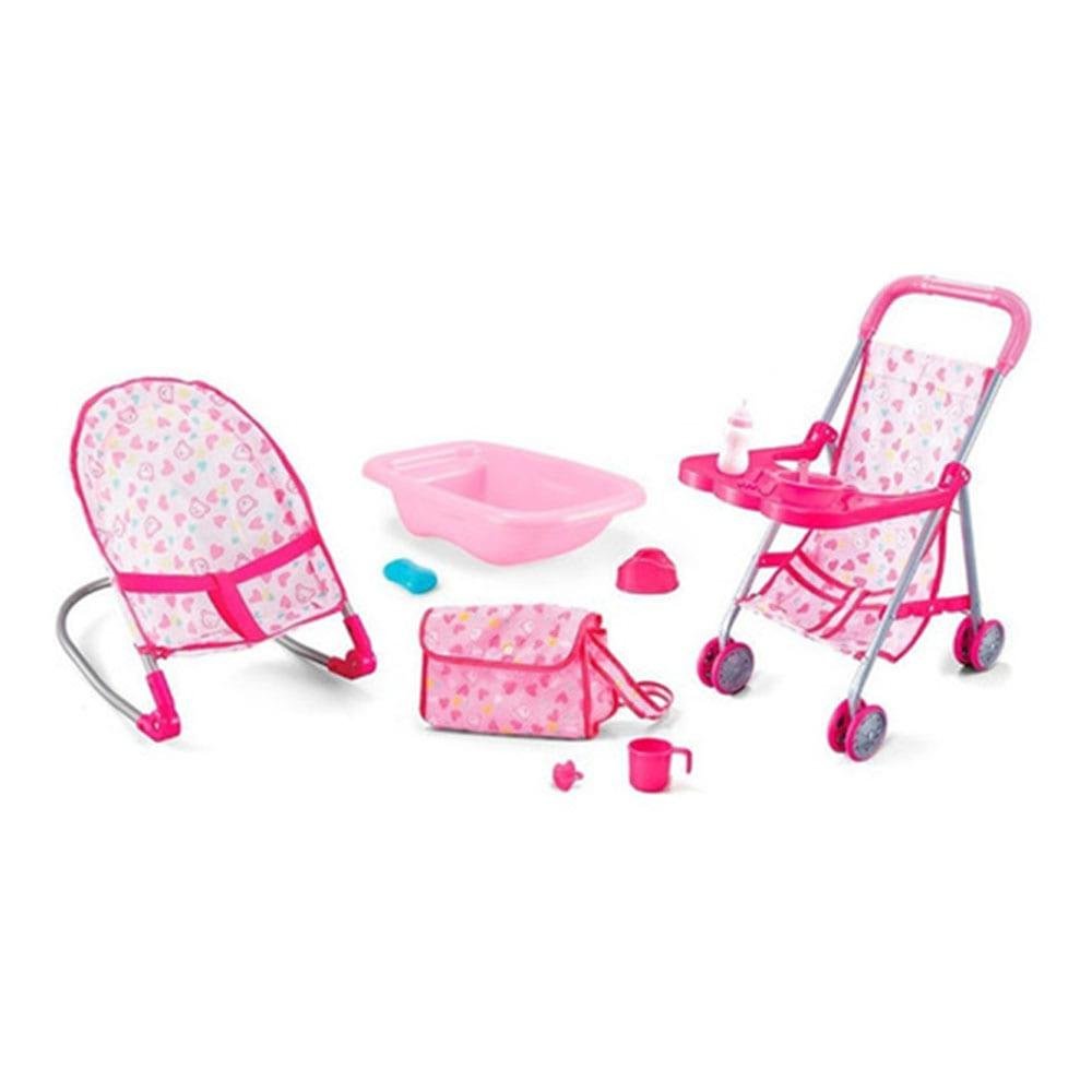 Coches Playhouse Para muñecos Con Accesorios 13 en 1