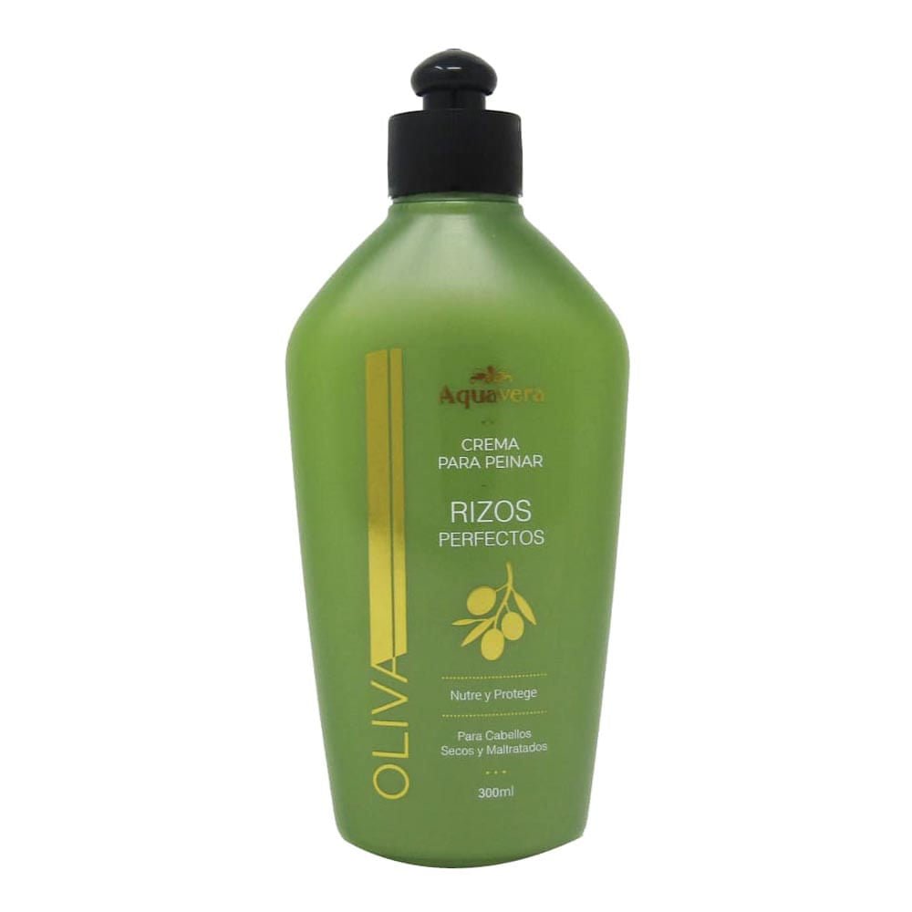 Crema Para Peinar Aquavera Oliva 300 ml