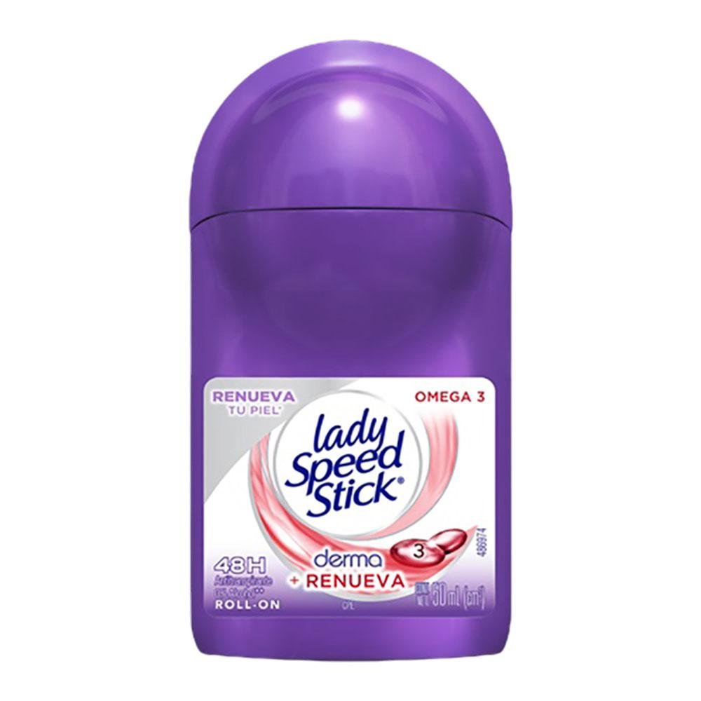 Desodorante Roll On Lady Speed Stick Derma Renueva + Omega 3