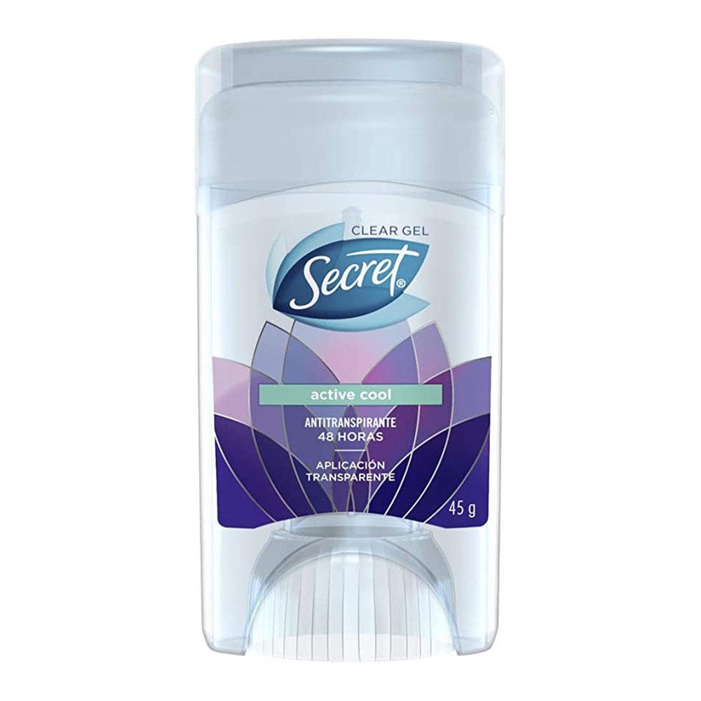 Desodorante Secret Clear Gel Active Cool 45 g