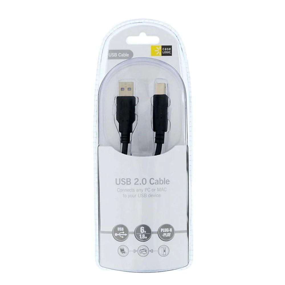 Cable Case Logic Para Impresora 6Ft