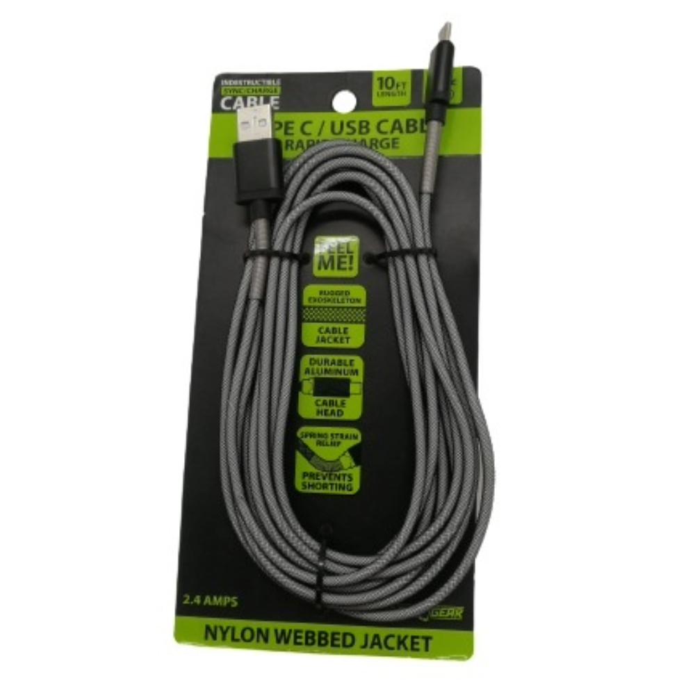 Cable Cargador Novelty Para Android 10Ft Micro