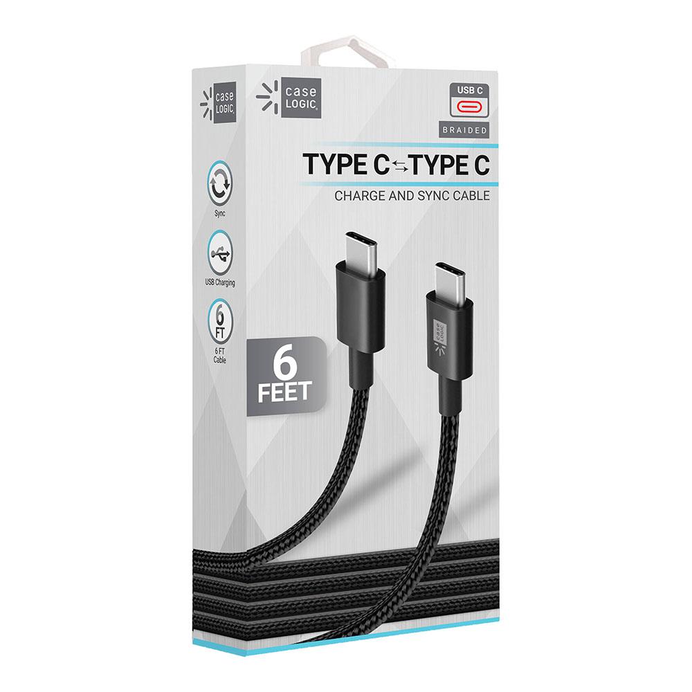 Cable Cargador By Tech Tipo C 6Ft Negro