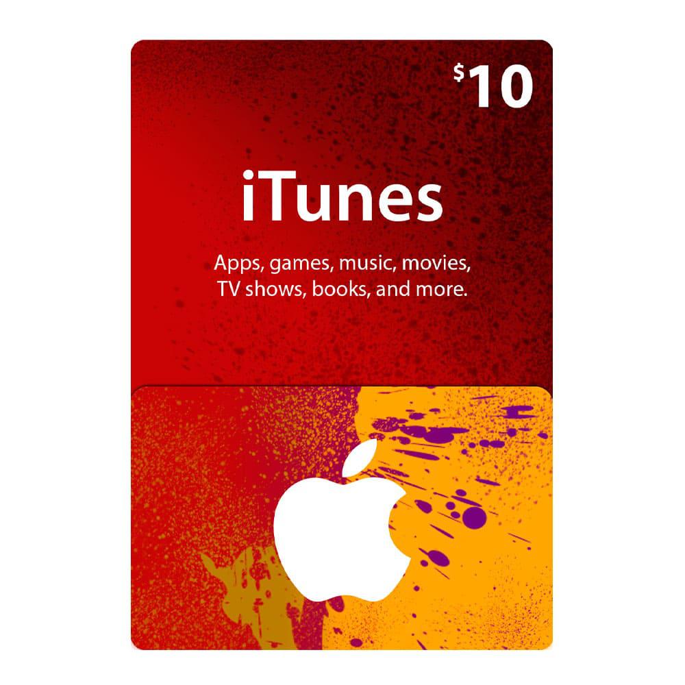 Tarjeta Digital & Itunes de $10