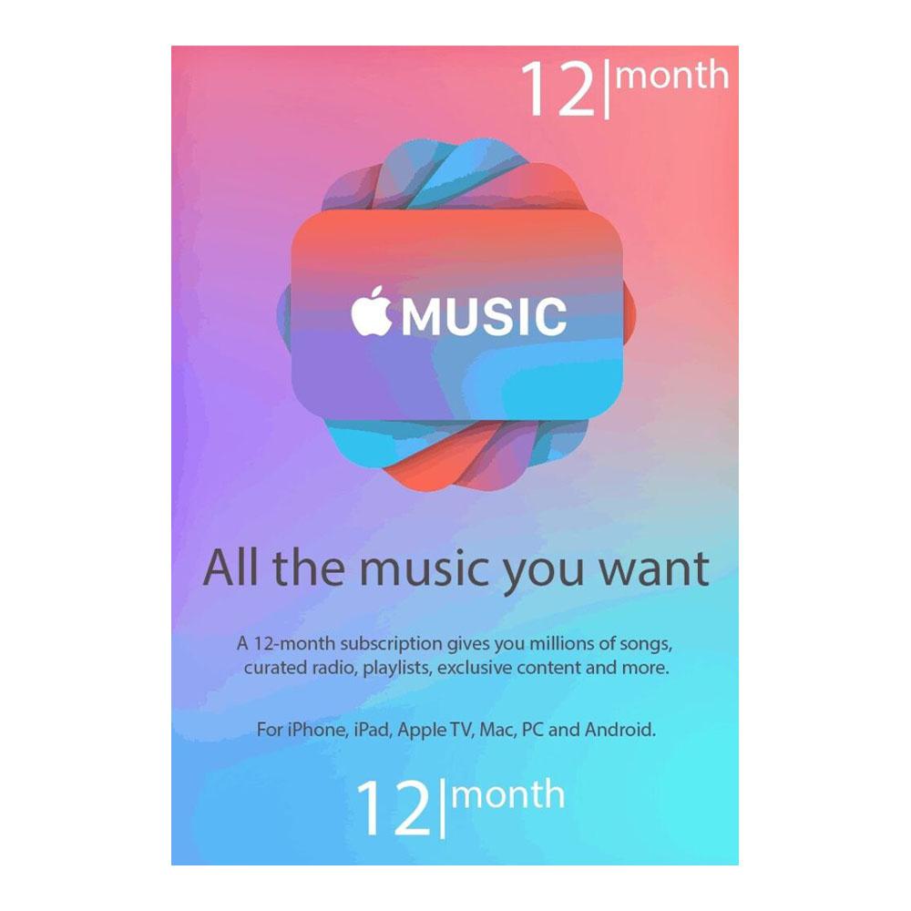 Tarjeta Digital Apple Music 12 Month Us